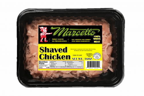 MAP SHAVED CHICKEN